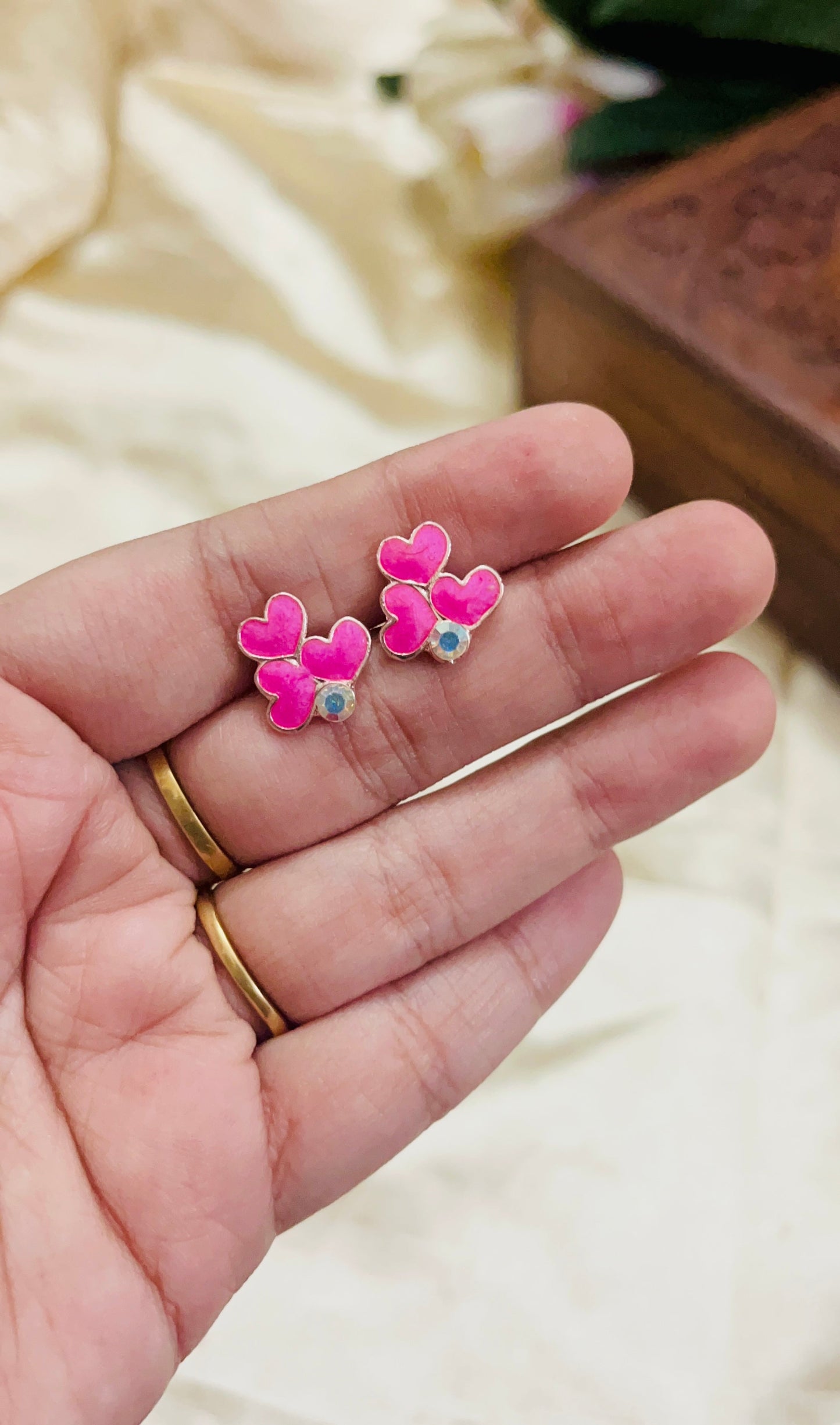 Triple Heart Stud