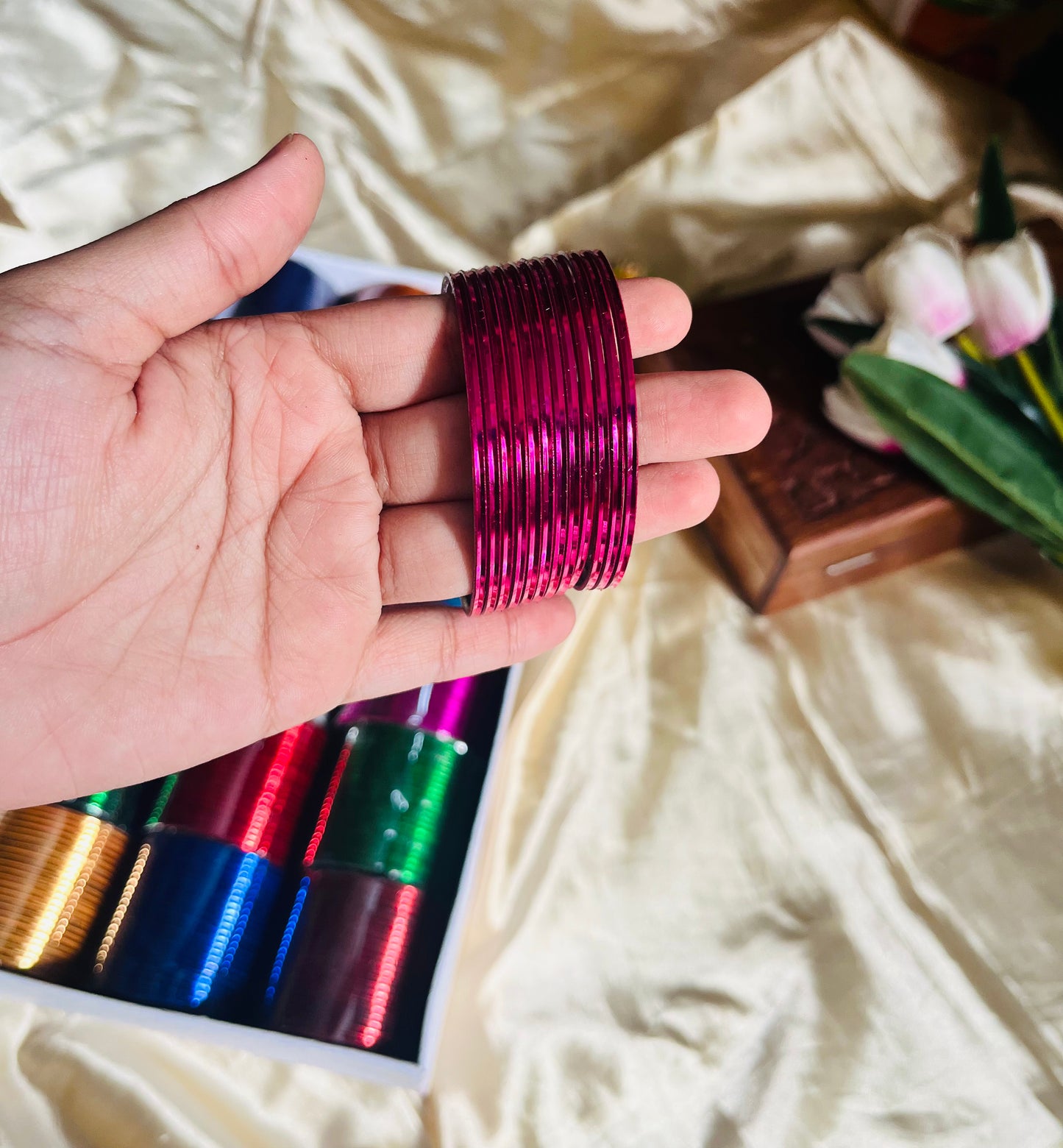Glossy Metal Bangle