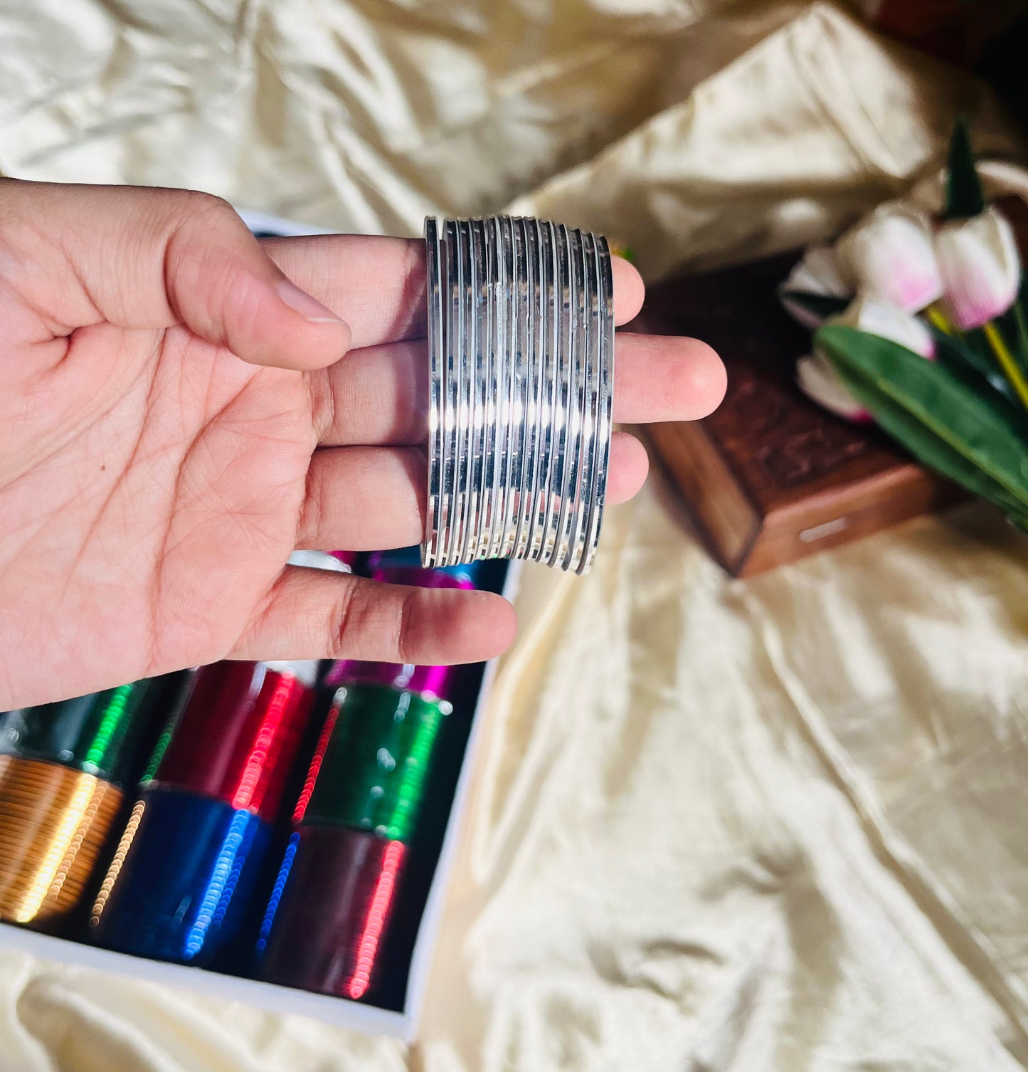 Glossy Metal Bangle
