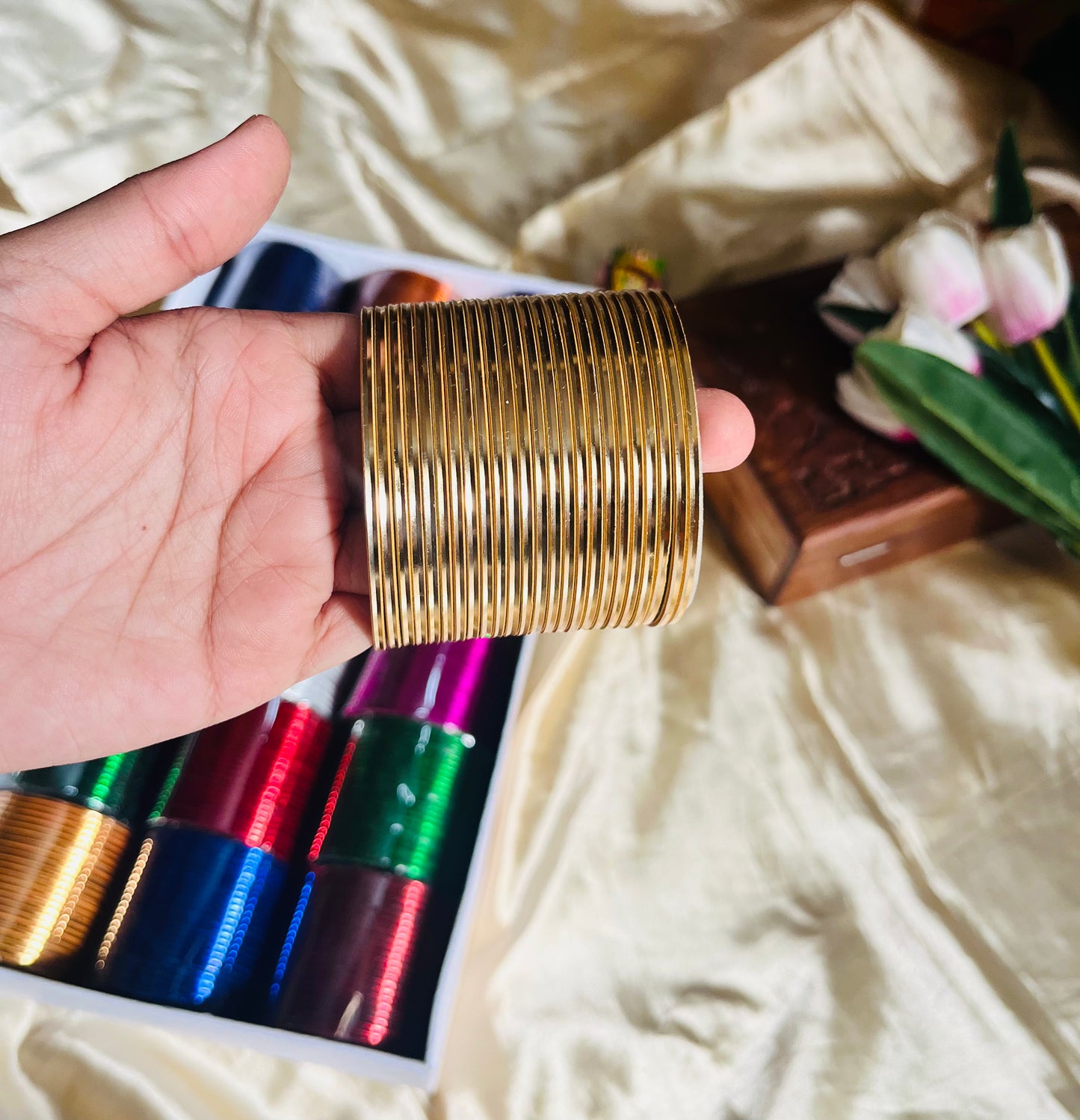 Glossy Metal Bangle