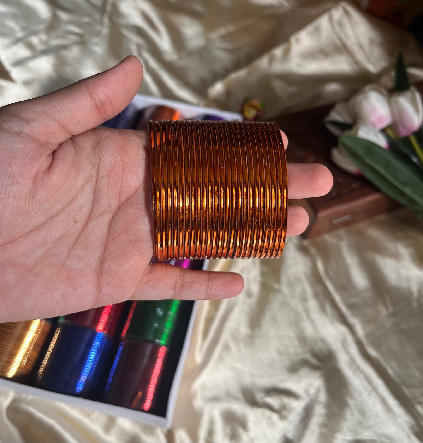 Glossy Metal Bangle