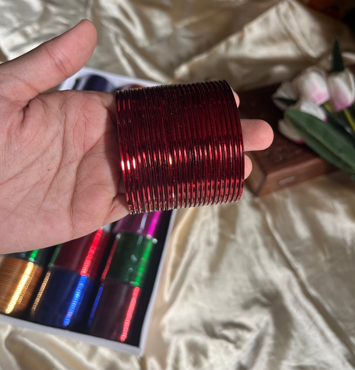 Glossy Metal Bangle