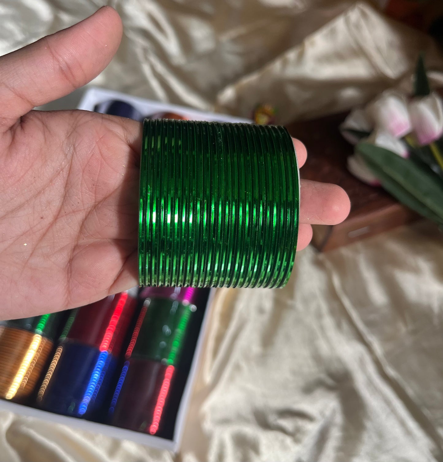 Glossy Metal Bangle