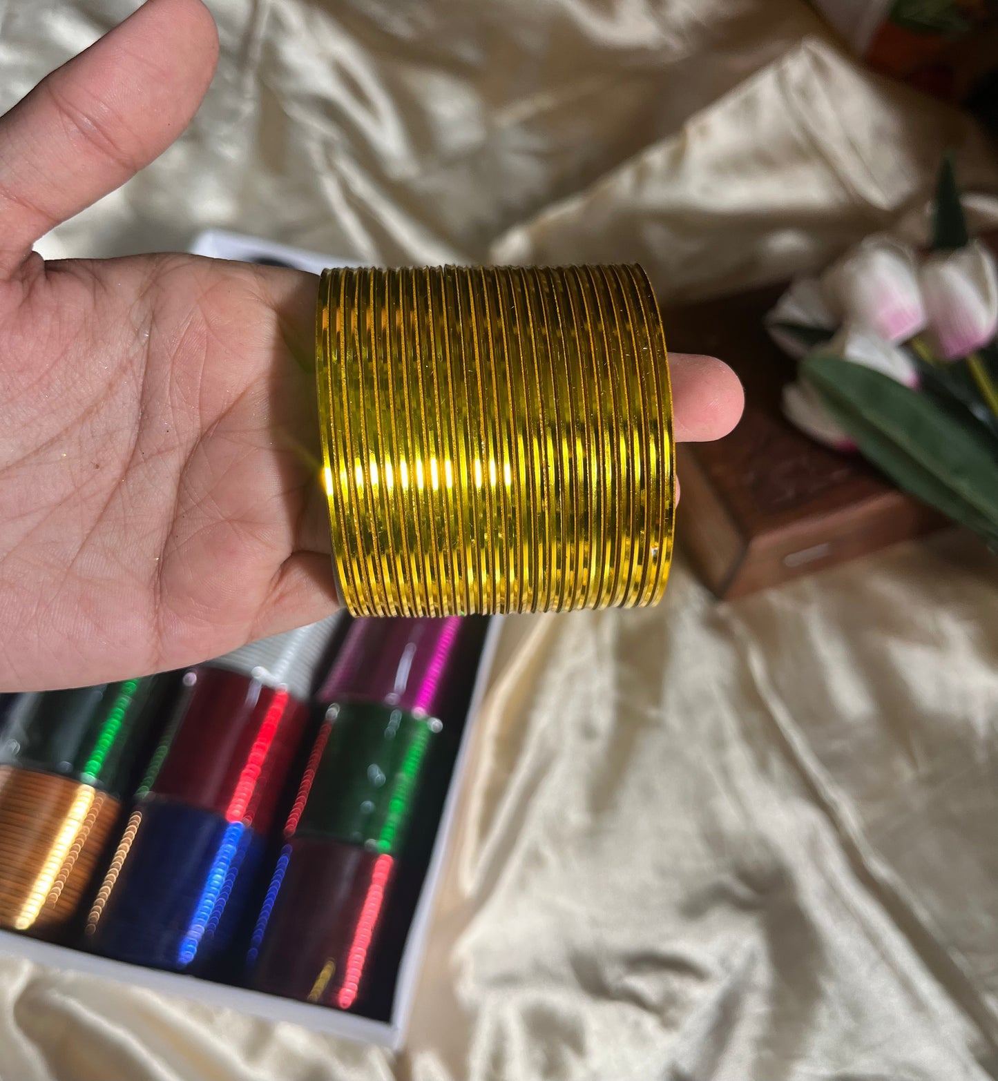 Glossy Metal Bangle
