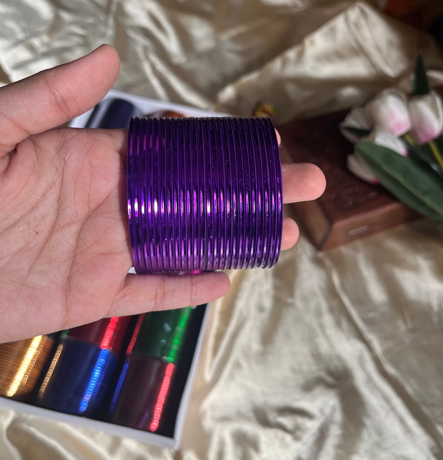 Glossy Metal Bangle