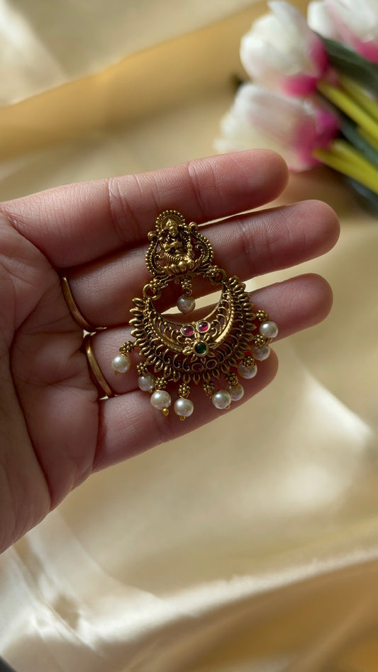 Matt Finish Lakshmi Chandbali