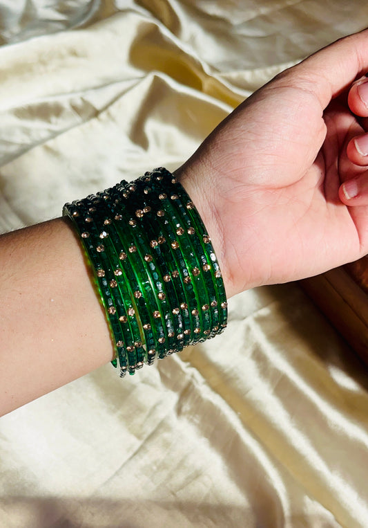 Crystal Cube Cut Bangle