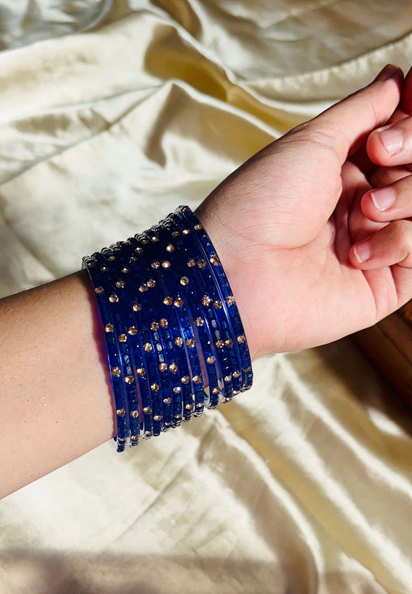 Crystal Cube Cut Bangle
