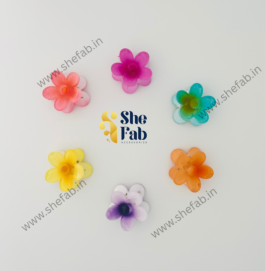 Floral Claw Clip
