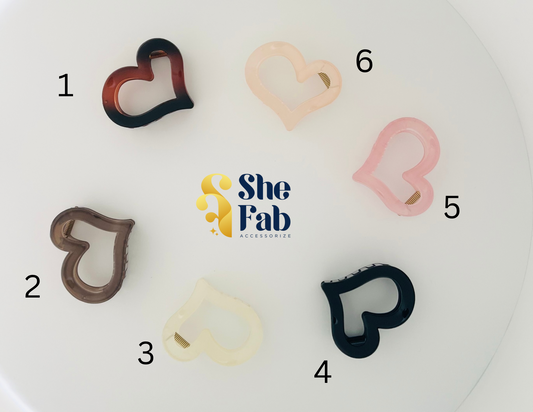 Heart Shaped Korean Style Clutcher(Matte&Glossy)