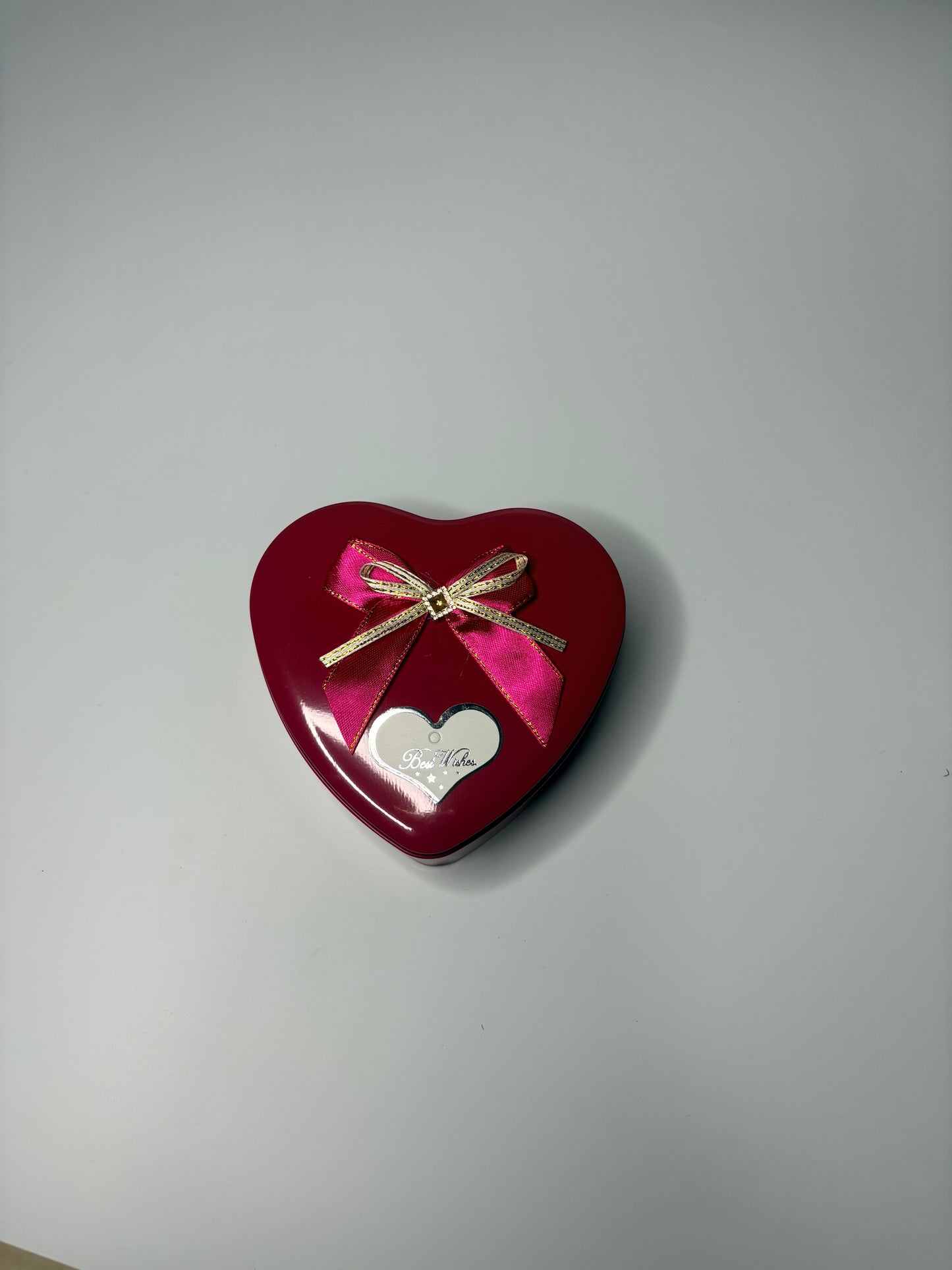 Add Heart Shaped Tin box