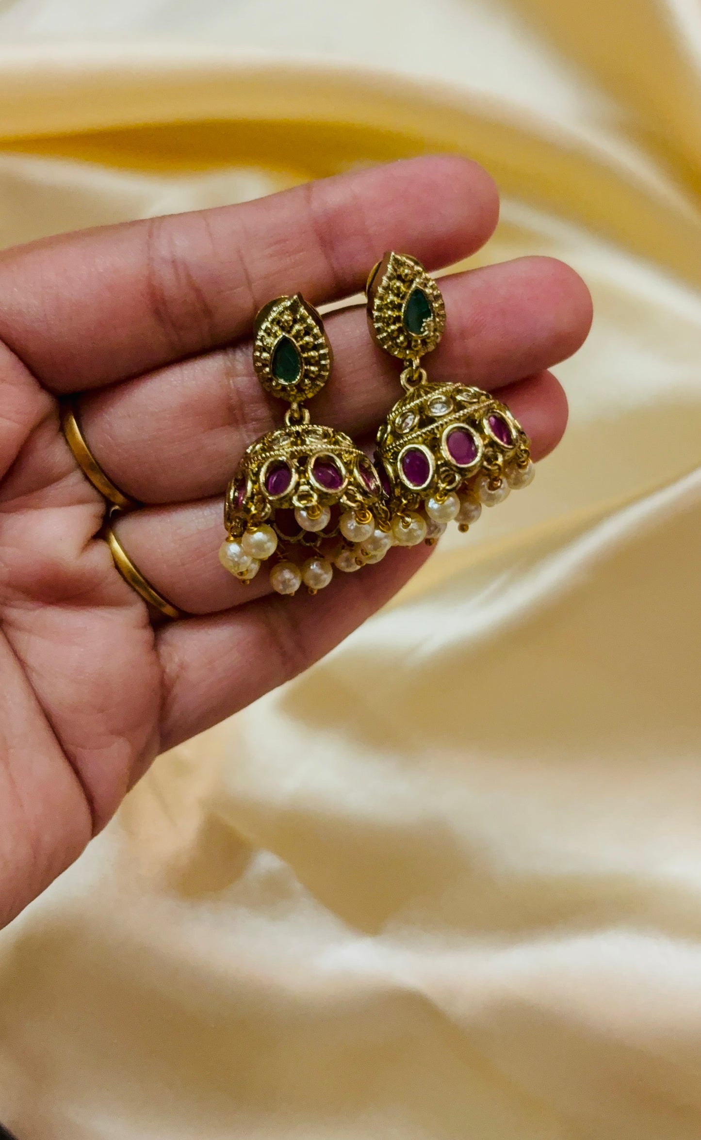 Attigai with jhumka