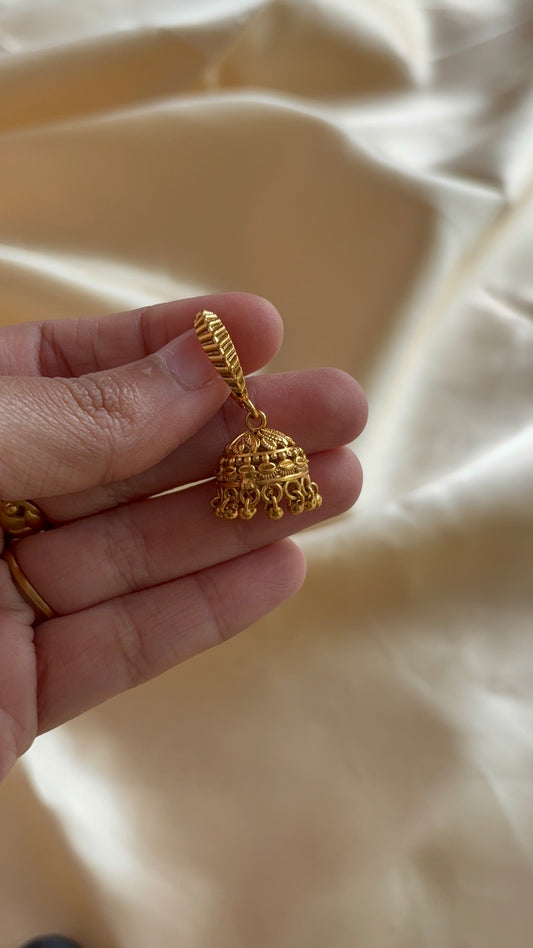 Real Gold inspired Hook Jhumka