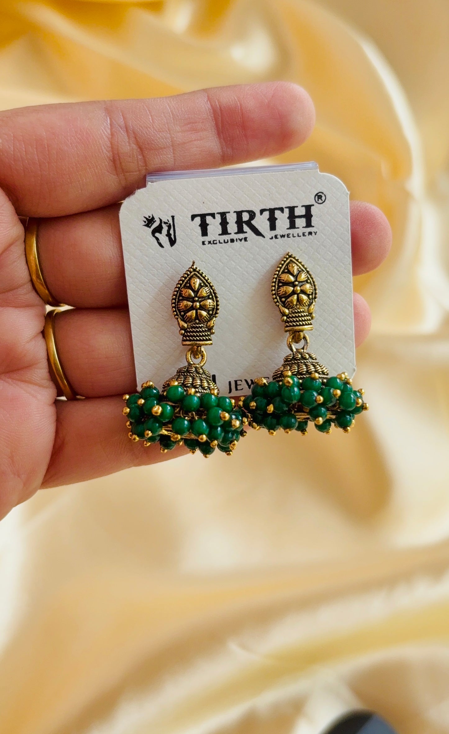 Beaded Jhumka