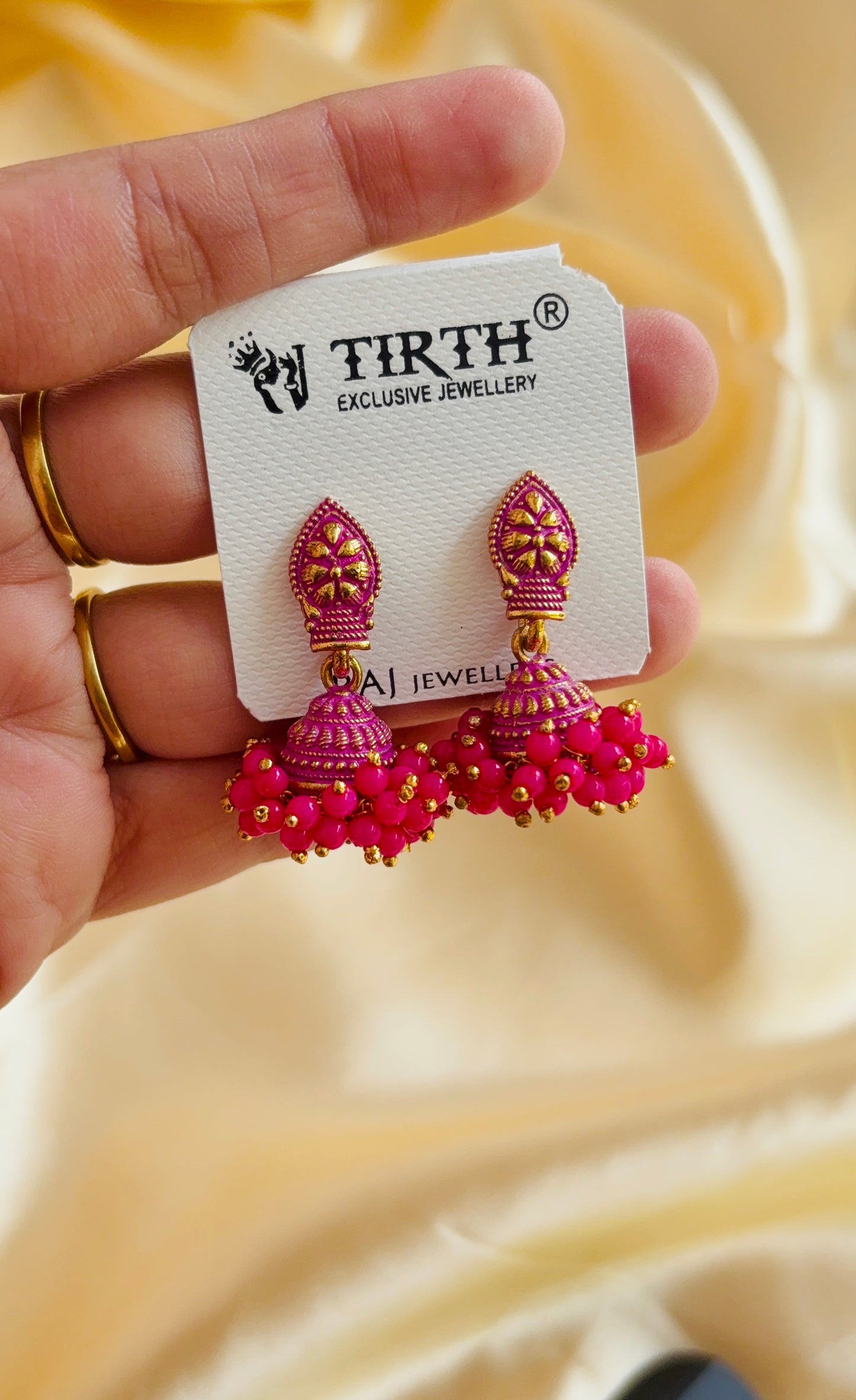Beaded Jhumka