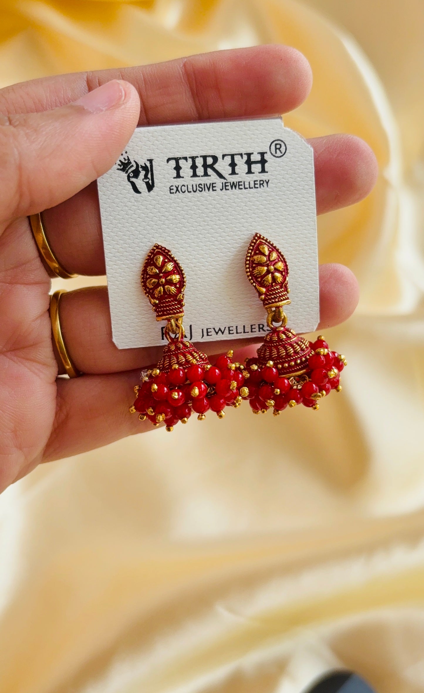 Beaded Jhumka
