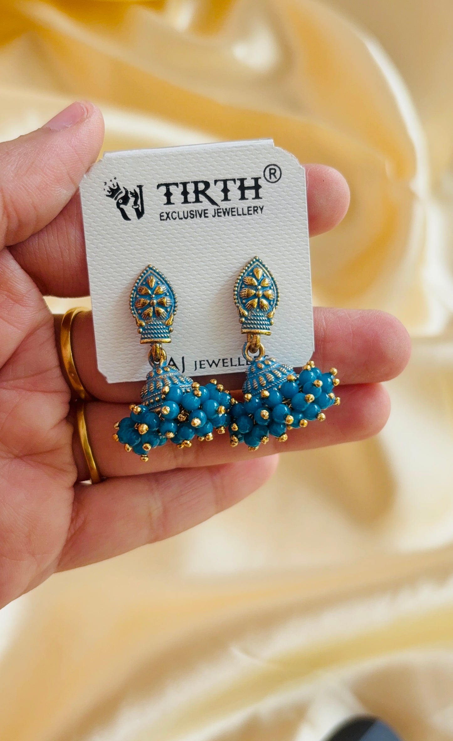 Beaded Jhumka