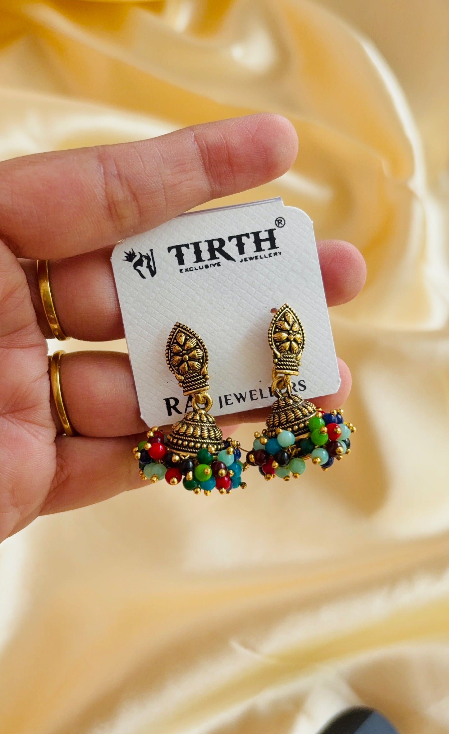Beaded Jhumka