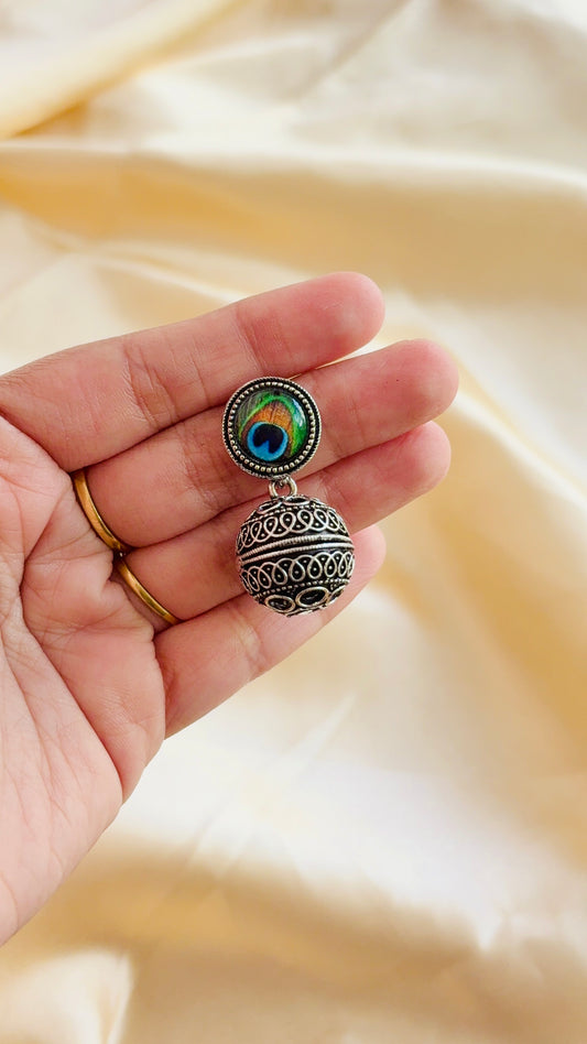 Peacock Kundala Earring