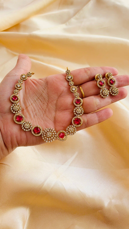 Diamond inspired Neckset