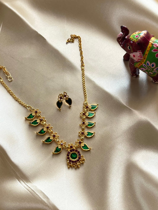 Budget friendly Palakka necklace