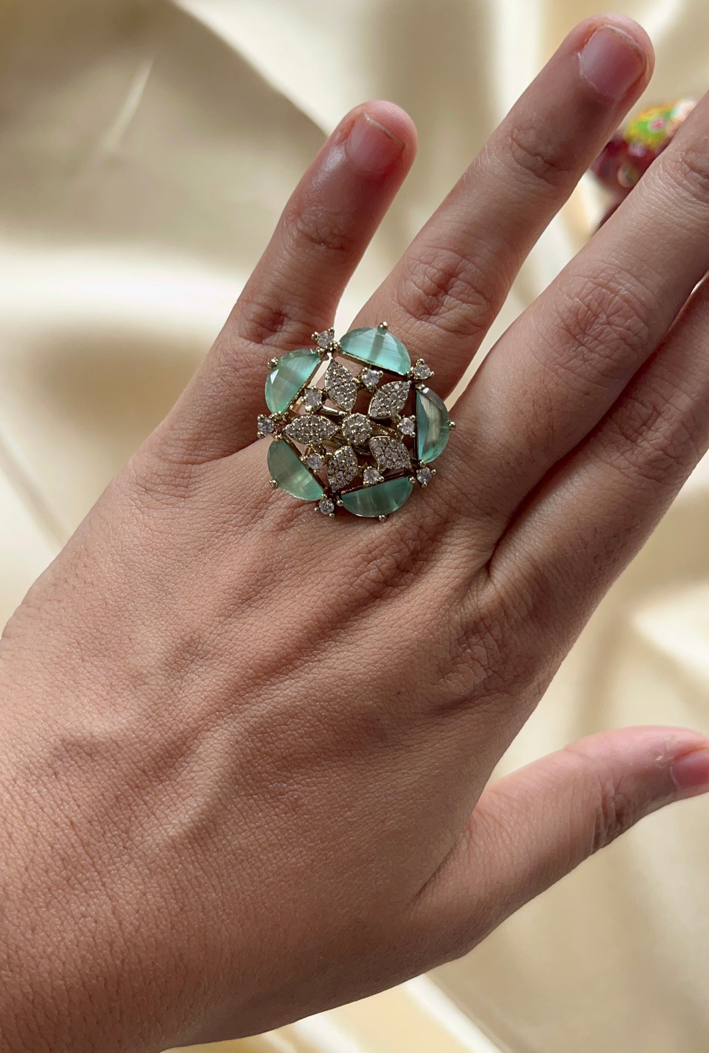 AD stone Rings