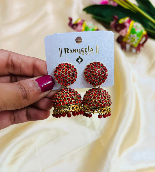 Full Stone Jhumka
