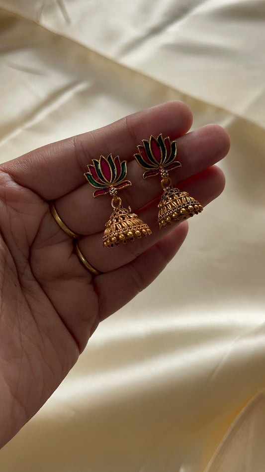 Multicolour Tamara baby Jhumka