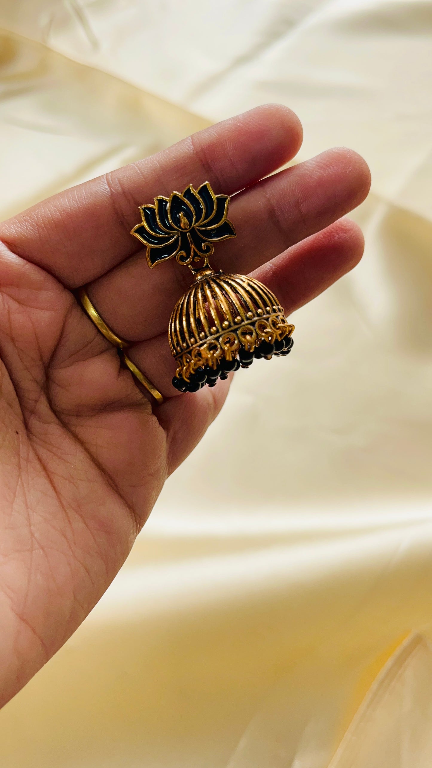 Tamarai Jhumka ( Medium Size)