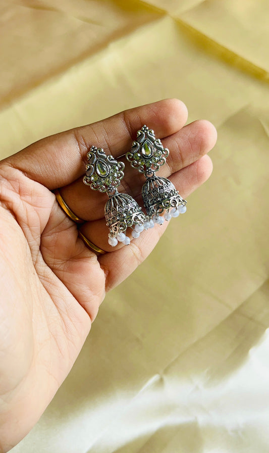 Oxidised Jhumka