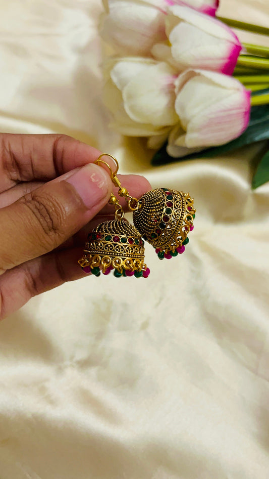 MultiColour Hook Jhumka