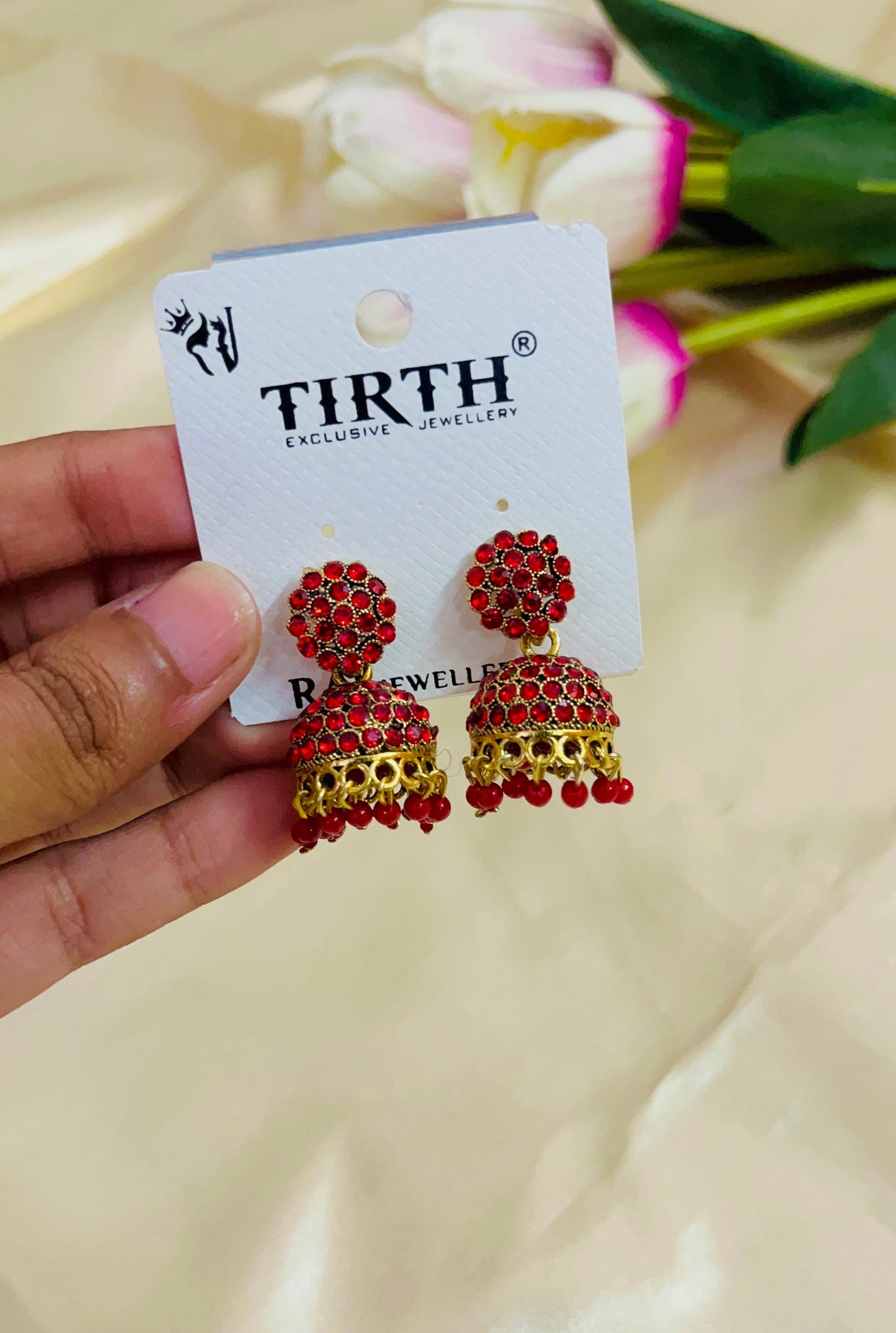 Full Stone Jhumka