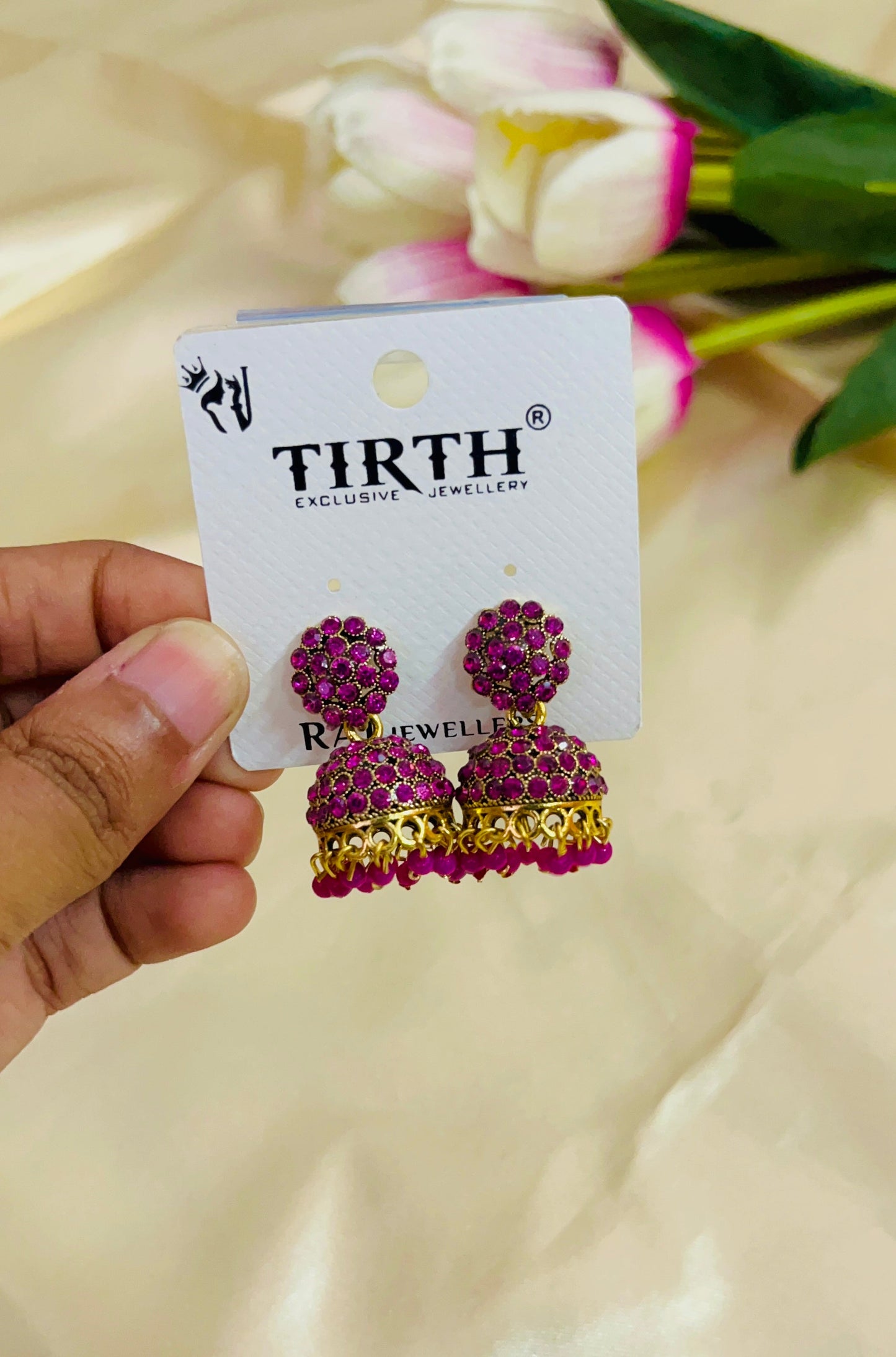 Full Stone Jhumka