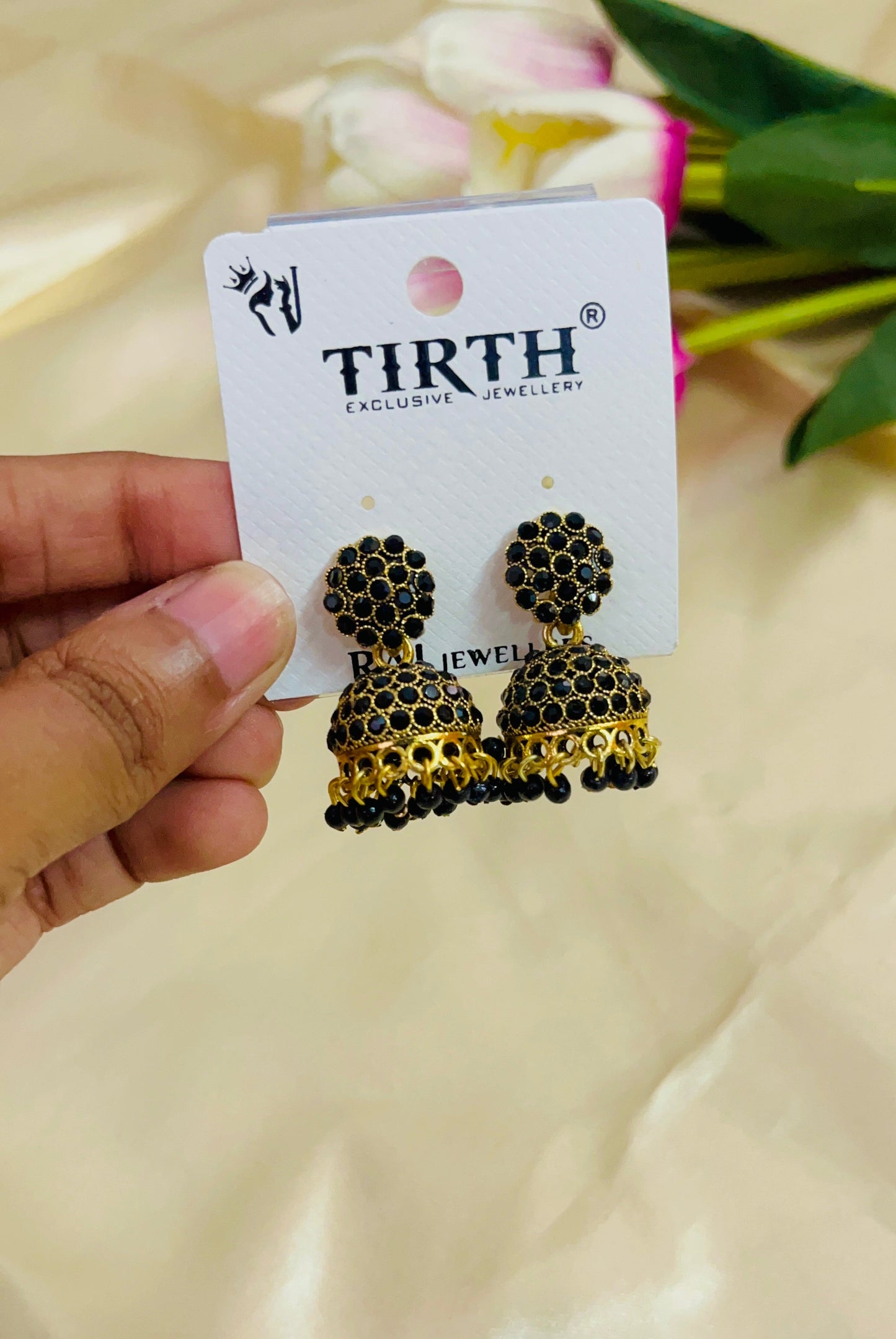 Full Stone Jhumka