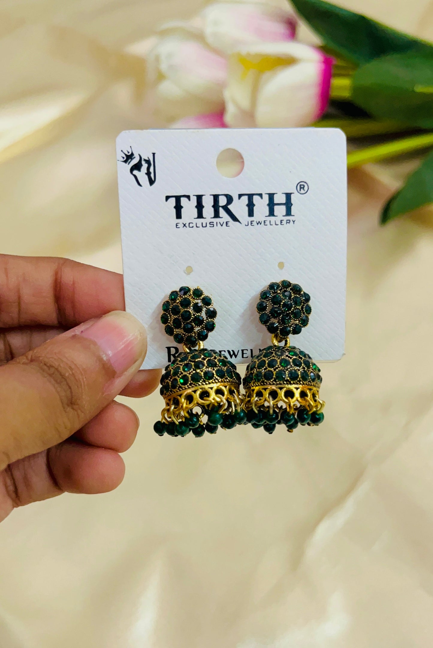 Full Stone Jhumka