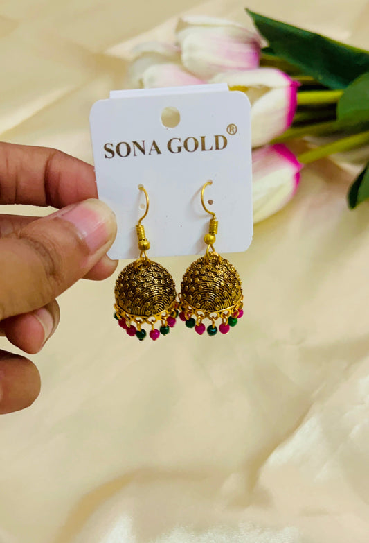 MultiColour Hook Jhumka