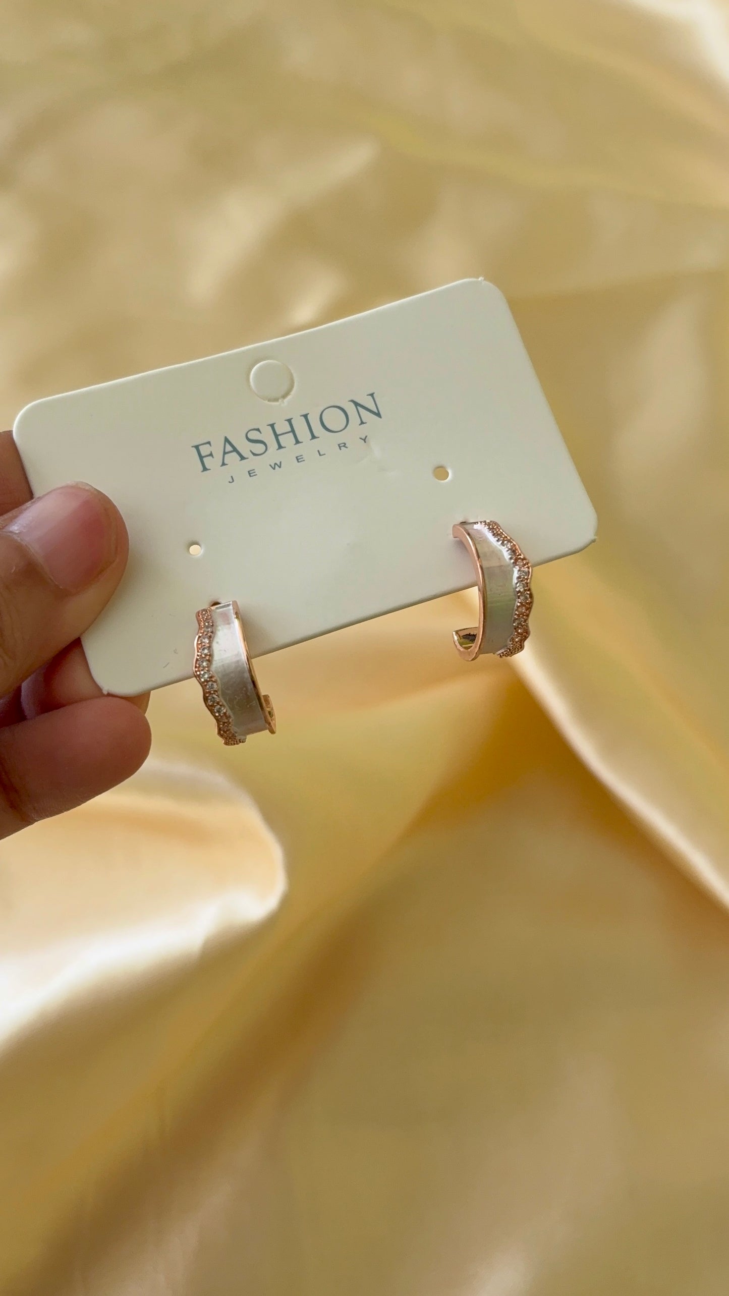 Antitarnish Rose gold Hoop