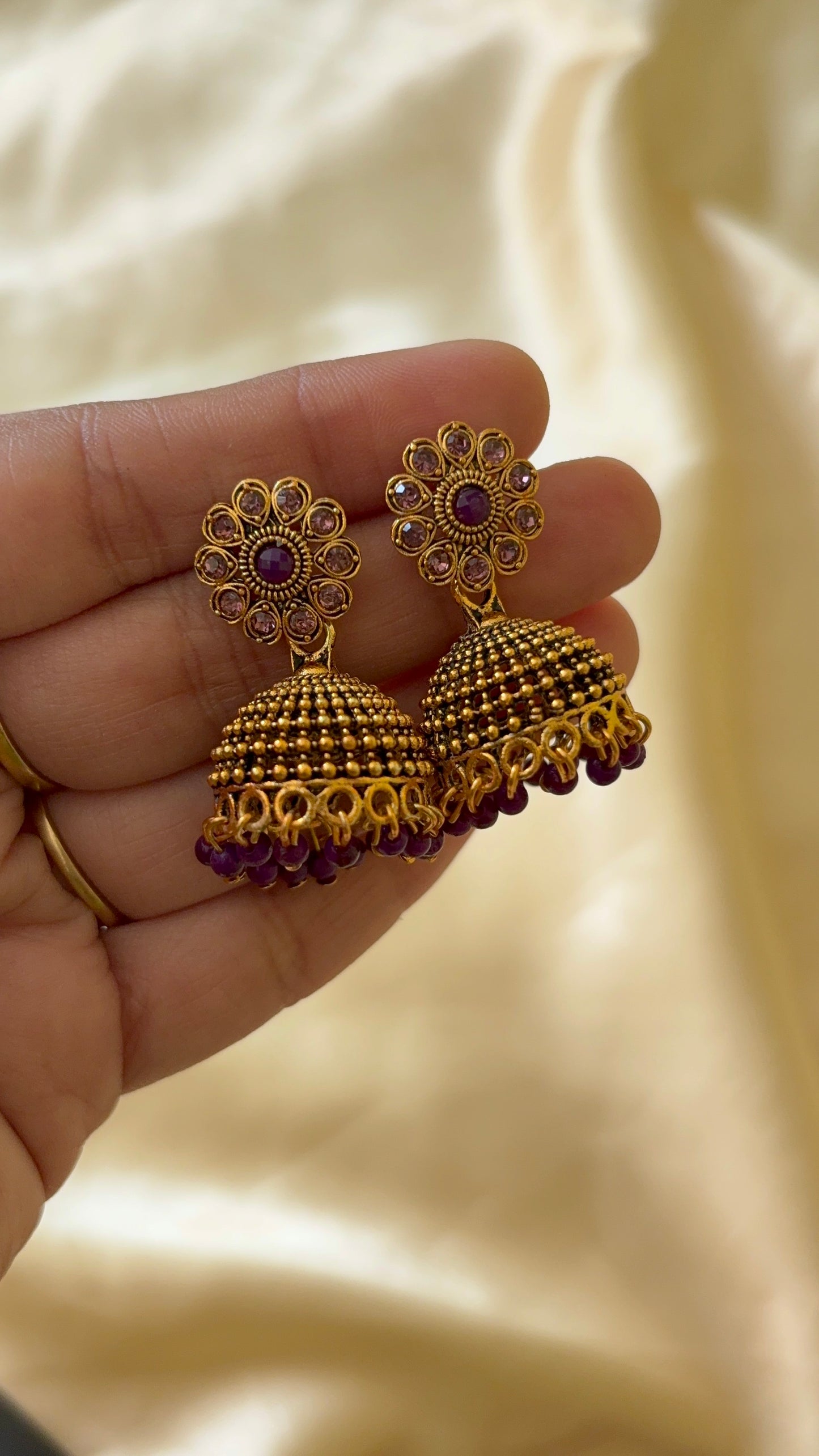 Floral Jhumka