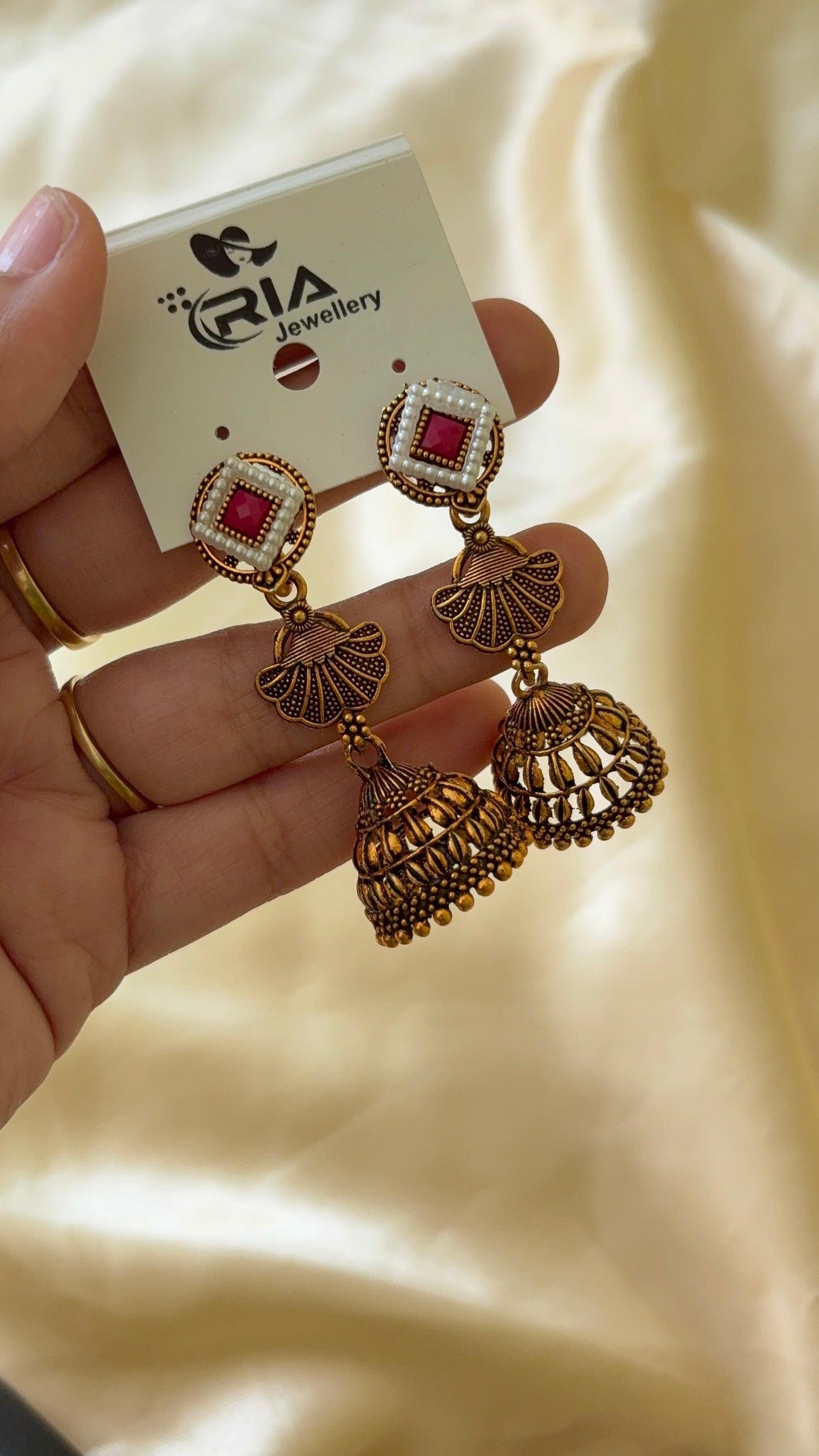 Antique Look alike long jhumka