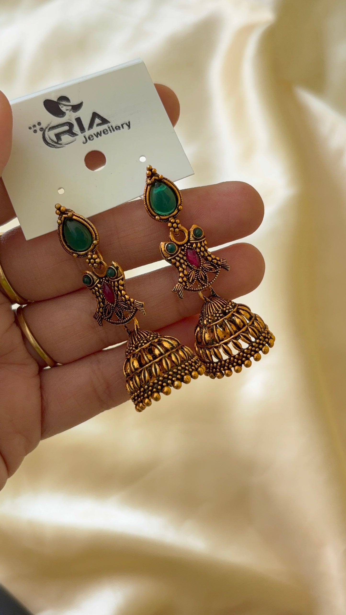 Antique Look alike long jhumka