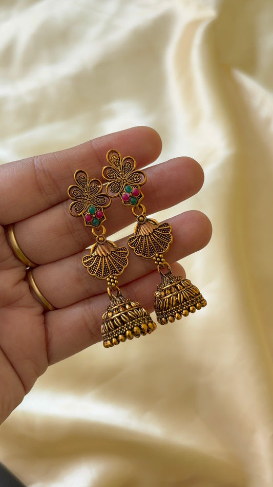 Antique Look alike long jhumka