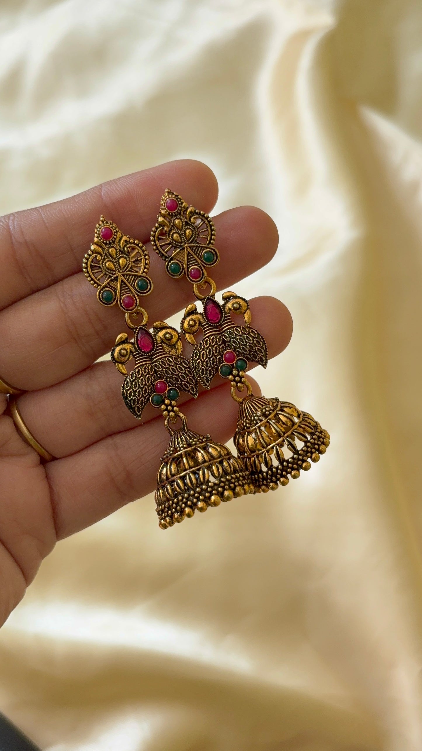 Antique Look alike long jhumka