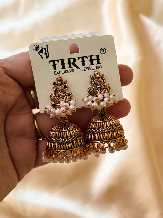 Lakshmi pearl jhumka