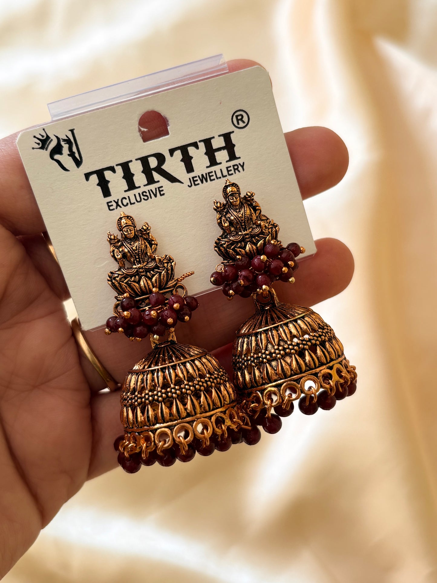 Lakshmi pearl jhumka