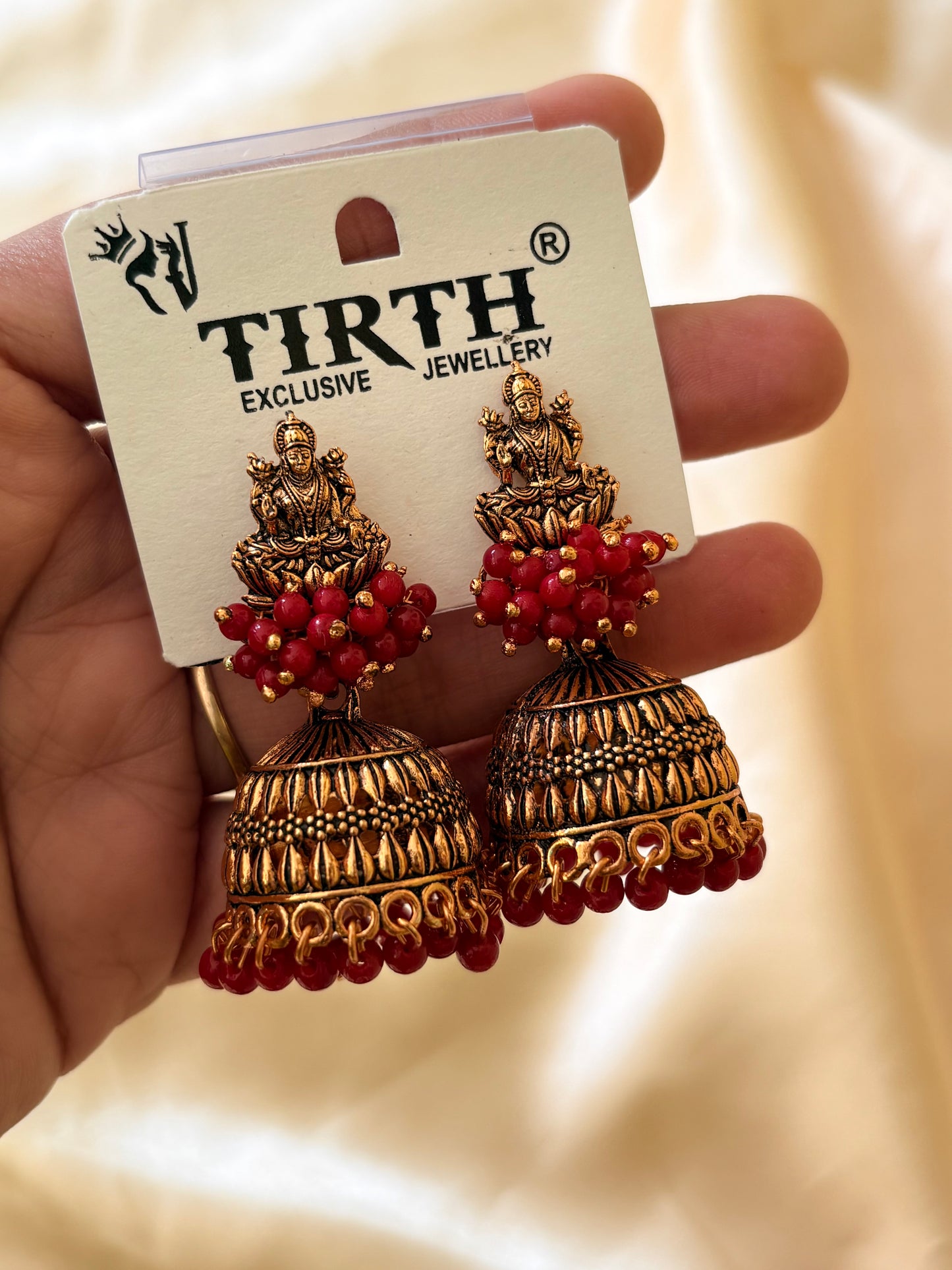 Lakshmi pearl jhumka