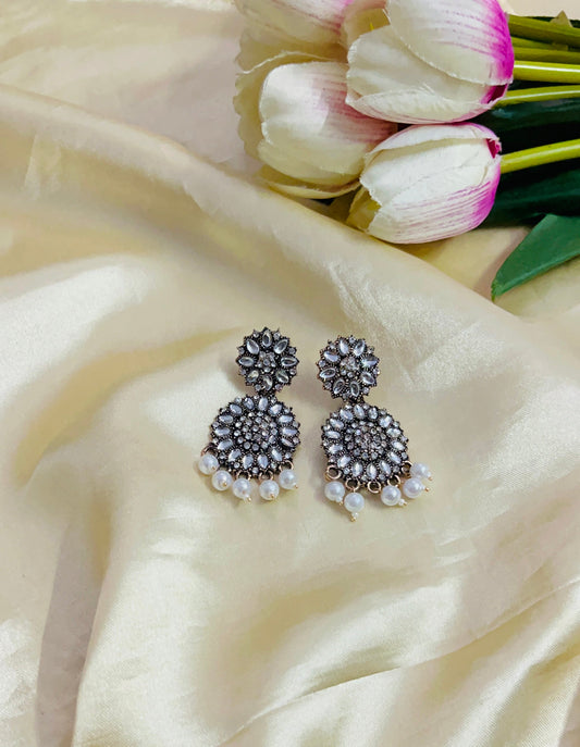 Functionwear Heavy Stone Worked Earring