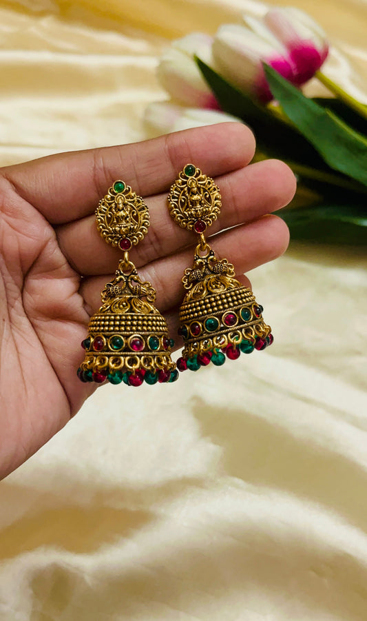 Antique Look Festivewear Laskhmi Jhumka