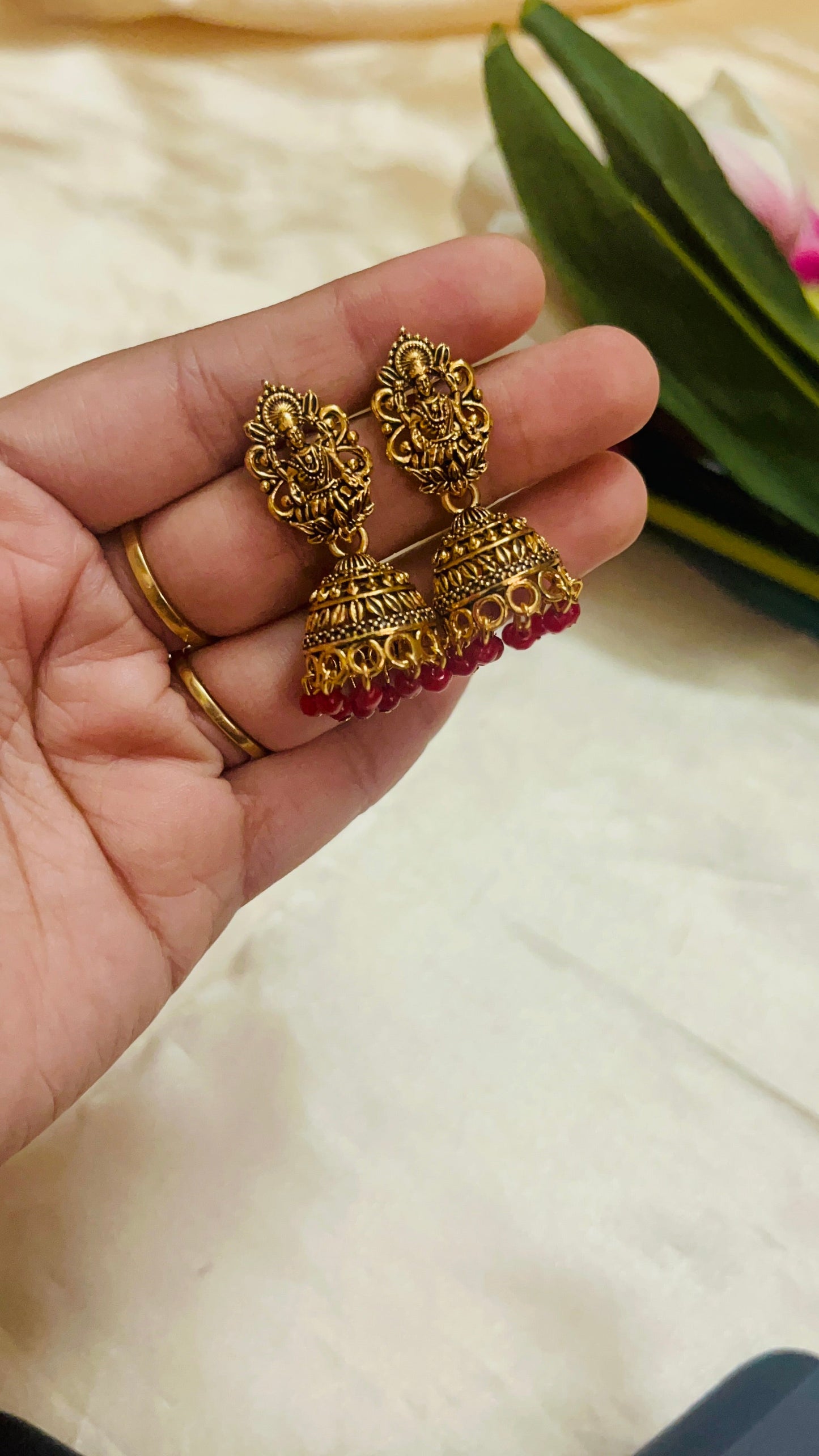 Lightweight Lakshmi Jhumka