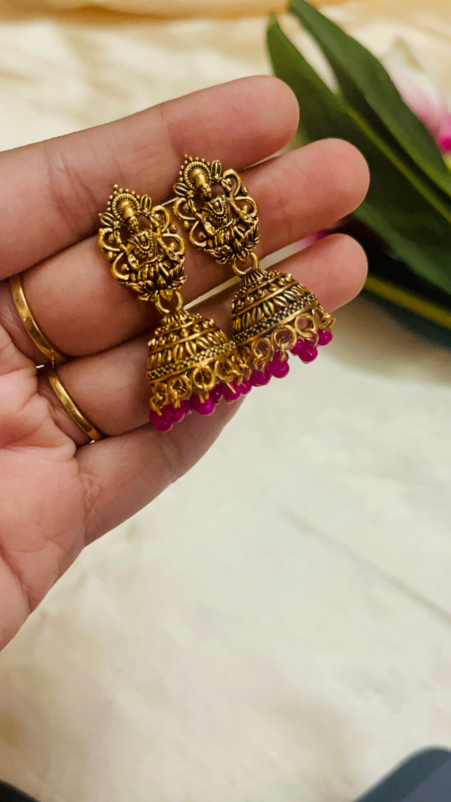 Lightweight Lakshmi Jhumka