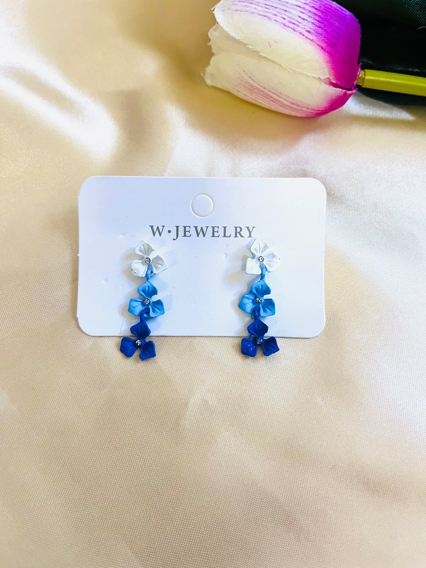 Floral Drop Earring